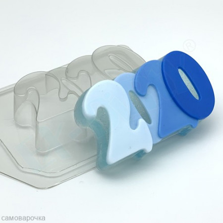 2020, форма для мыла пластиковая 1