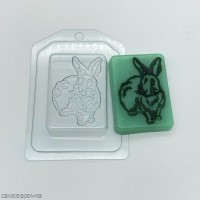 Кролик силуэты форма пластиковая Кролик силуэты форма пластиковая