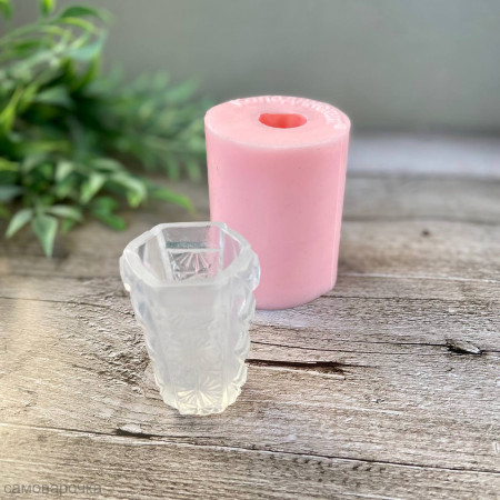 Стопка хрустальная 3D форма силиконовая by Kolodinskaya