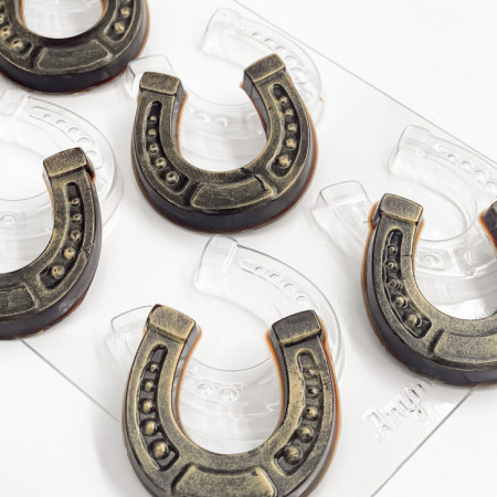 Набор подков форма пластиковая для шоколада и мыла