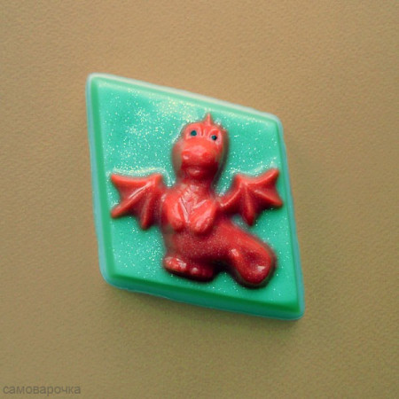 Сингл Дракончик форма пластиковая Сингл Дракончик форма пластиковая