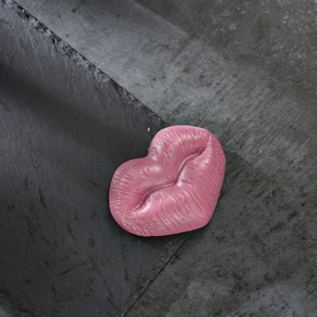 Губки сердцем форма пластиковая для мыла