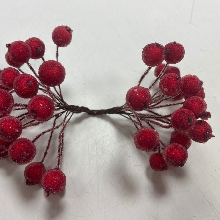 Вставки в букеты ягодки рябины сахарные в ассортименте Вставки в букеты ягодки рябины сахарные в ассортименте