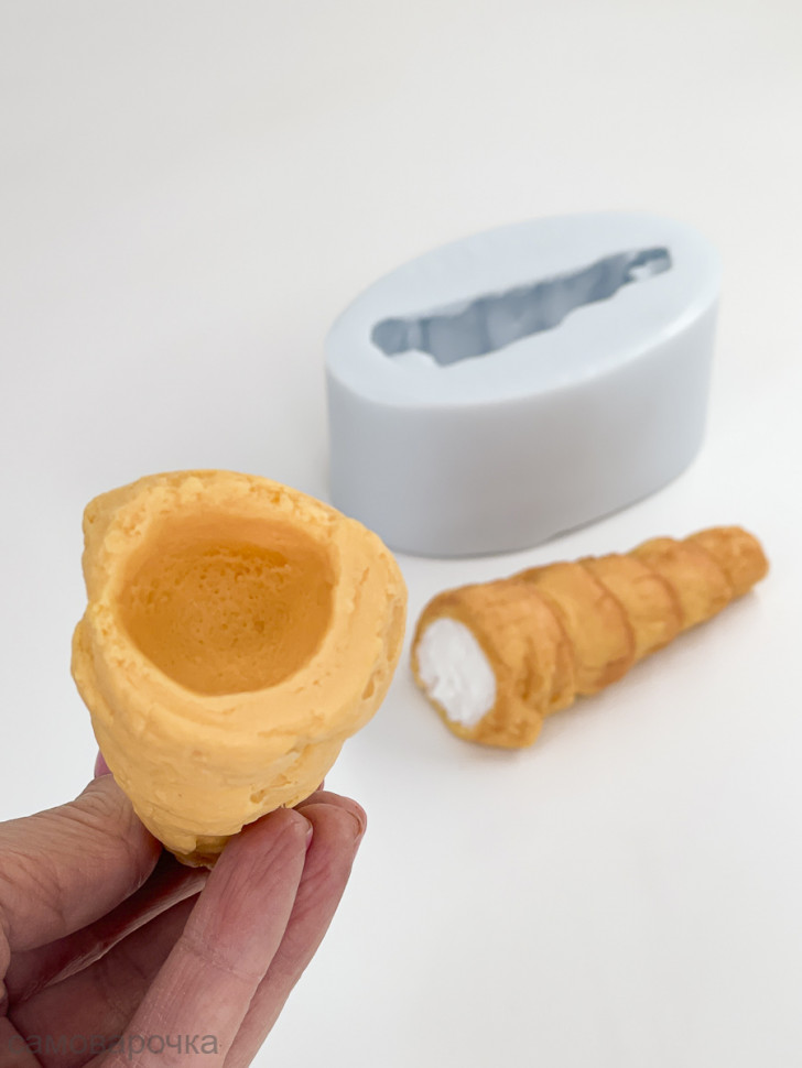Трубочка Силиконовая форма 3D - 