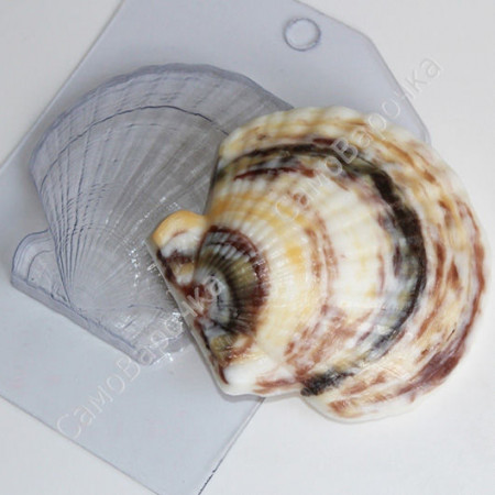 Ракушка гребешок форма пластиковая Ракушка гребешок форма пластиковая