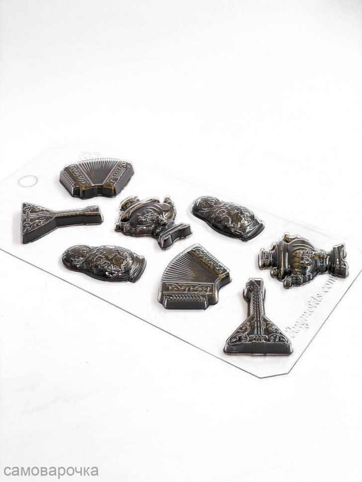 Набор Русский народный стиль форма пластиковая для шоколада - Набор Русский народный стиль форма пластиковая для шоколада -