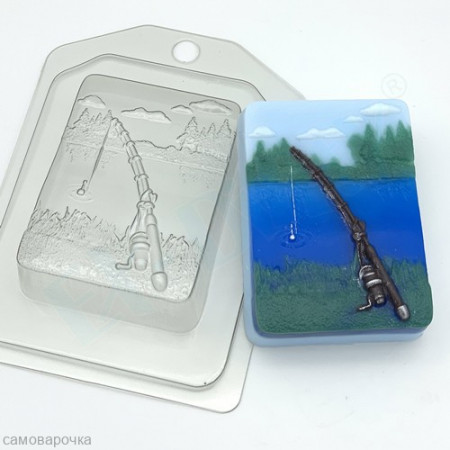 Рыбацкий пейзаж, форма для мыла пластиковая