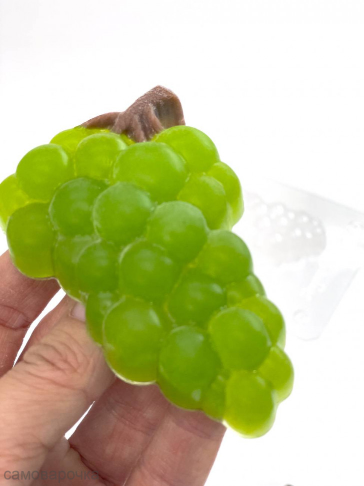 Гроздь винограда форма пластиковая для мыла и шоколада - Гроздь винограда форма пластиковая для мыла и шоколада -