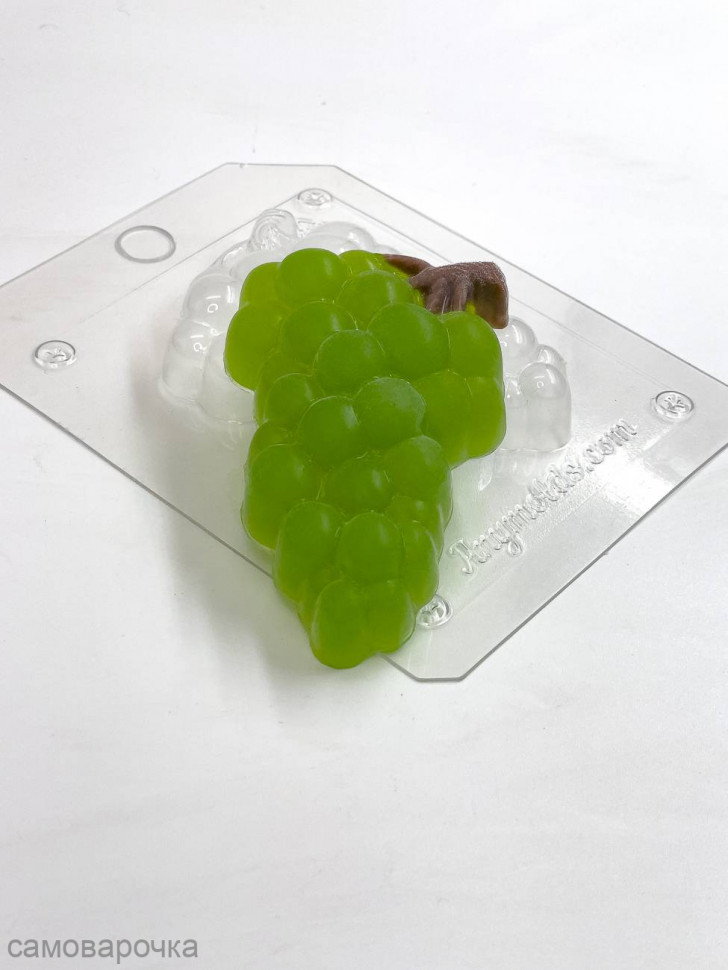 Гроздь винограда форма пластиковая для мыла и шоколада - Гроздь винограда форма пластиковая для мыла и шоколада -