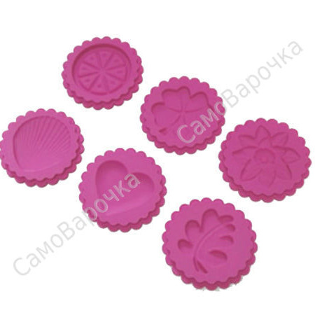 Флора набор штампов для формы Ажурные круги