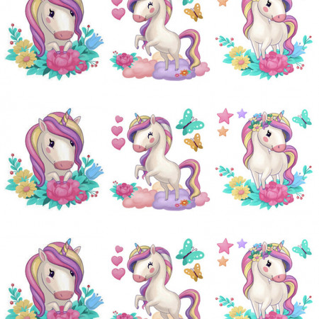 Единорог водорастворимая бумага с картинкой подборка №9 Единорог водорастворимая бумага с картинкой подборка №9