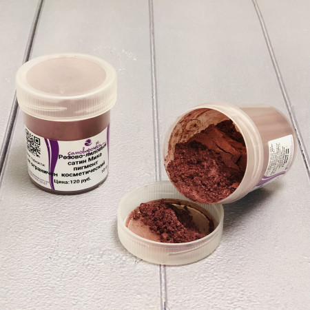 Розово-лиловый сатин Мика пигмент косметический Розово-лиловый сатин Мика пигмент косметический