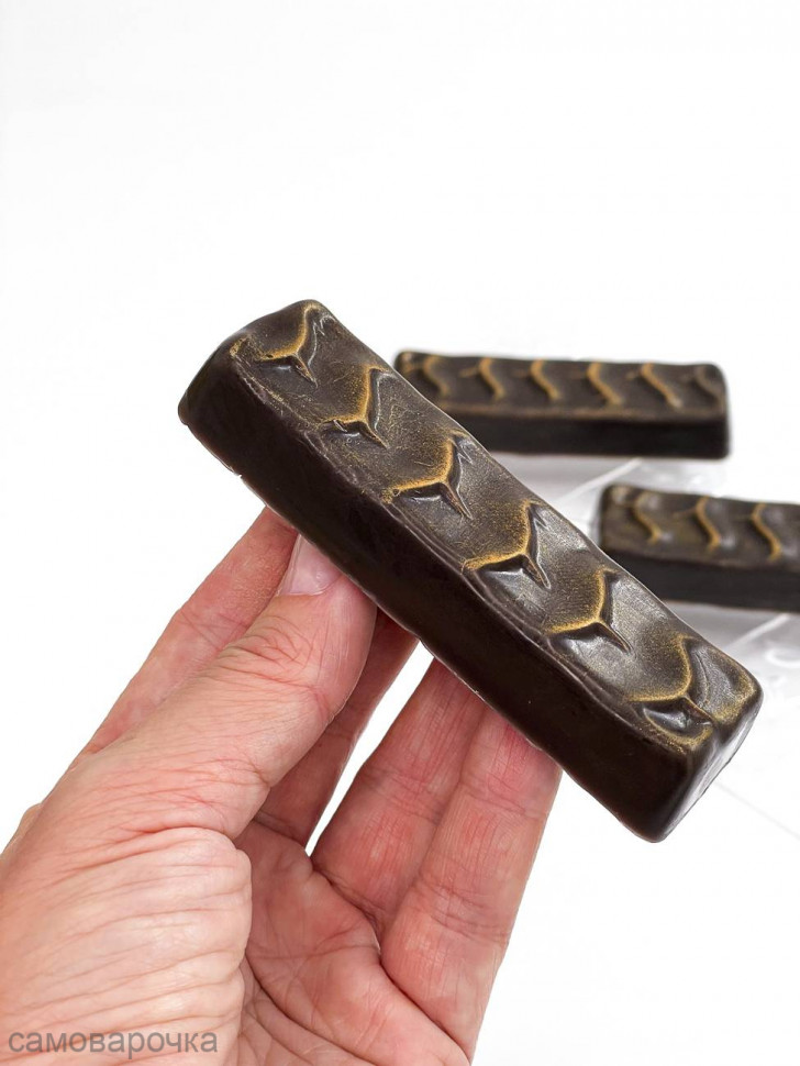 Шоколадный батончик форма пластиковая - Шоколадный батончик форма пластиковая -