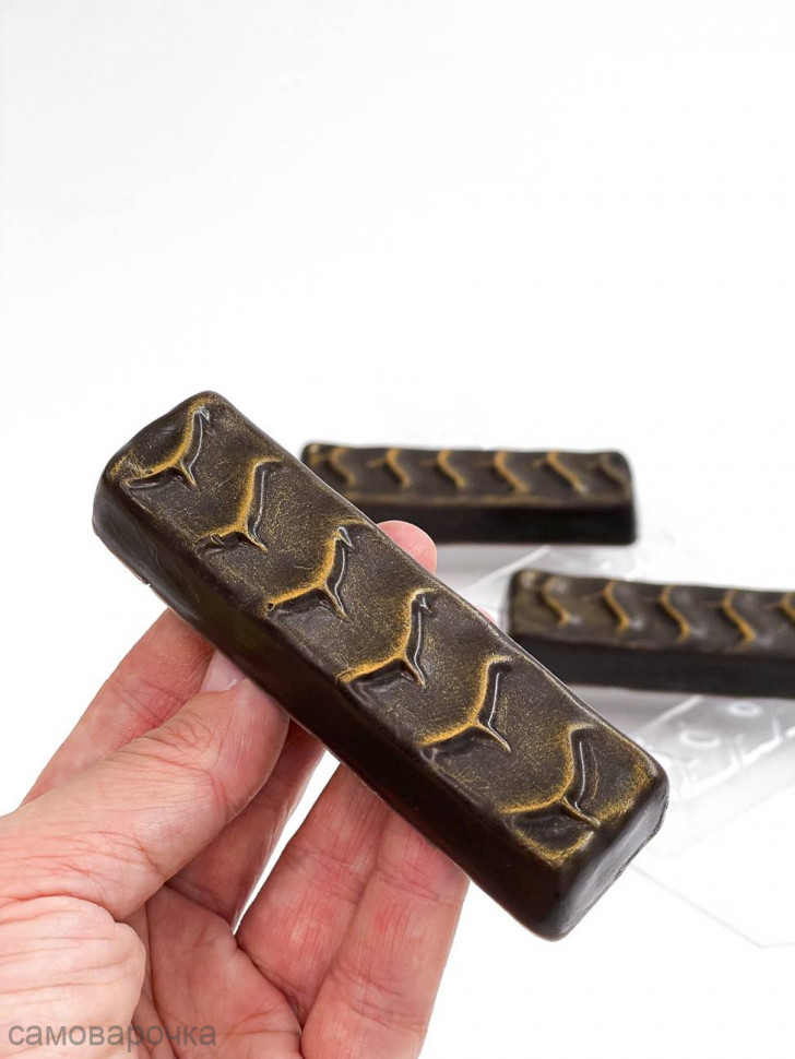 Шоколадный батончик форма пластиковая - Шоколадный батончик форма пластиковая -