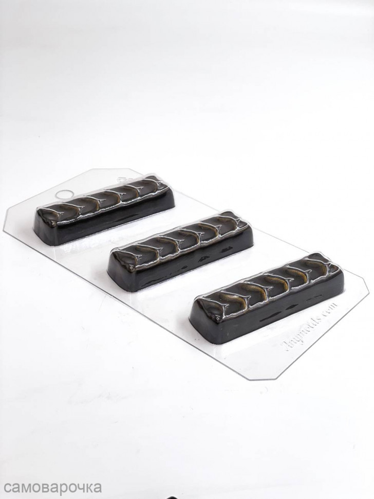 Шоколадный батончик форма пластиковая - Шоколадный батончик форма пластиковая -