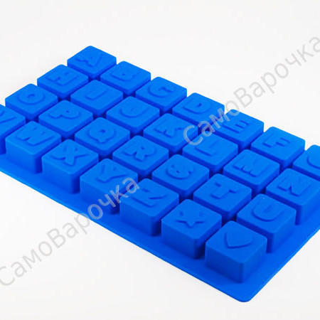 Английский алфавит Форма силиконовая