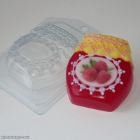 Банка варенья, форма для мыла пластиковая