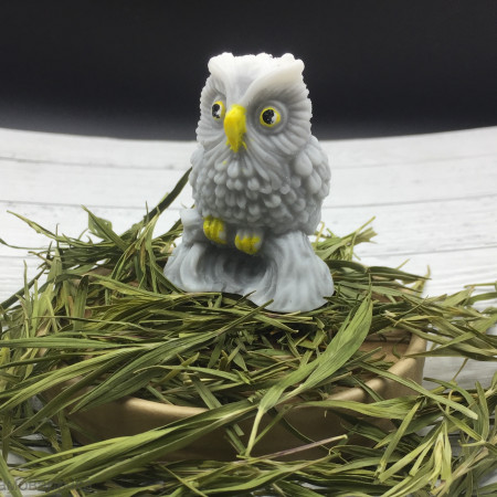 Сова Уфф силиконовая форма 3D