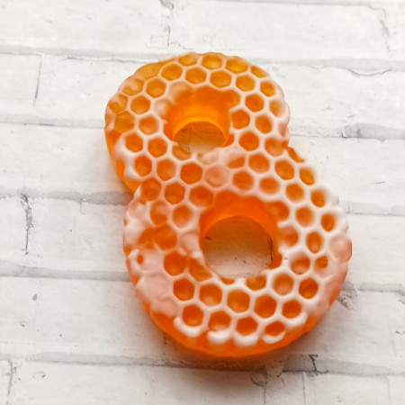 Восьмерка соты Силиконовая форма  Восьмерка соты Силиконовая форма