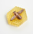 Большая пчела на сотах форма пластиковая - Для мыла и шоколада