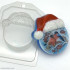 Круг в новогодней шапке, форма для мыла пластиковая - Для мыла и шоколада