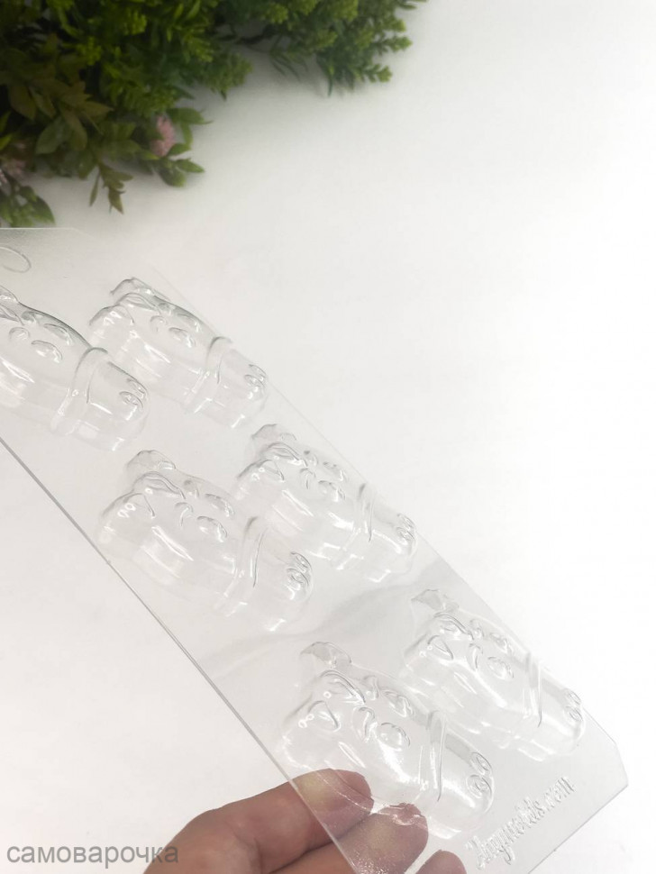 Лошадиные мордашки мини форма пластиковая для шоколада - 