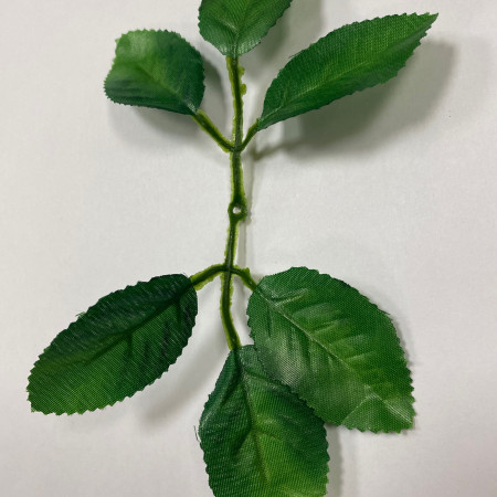 Листочки розы искусственные (10 шт.)