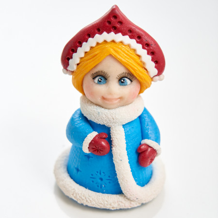 Снегурочка форма силиконовая 3D