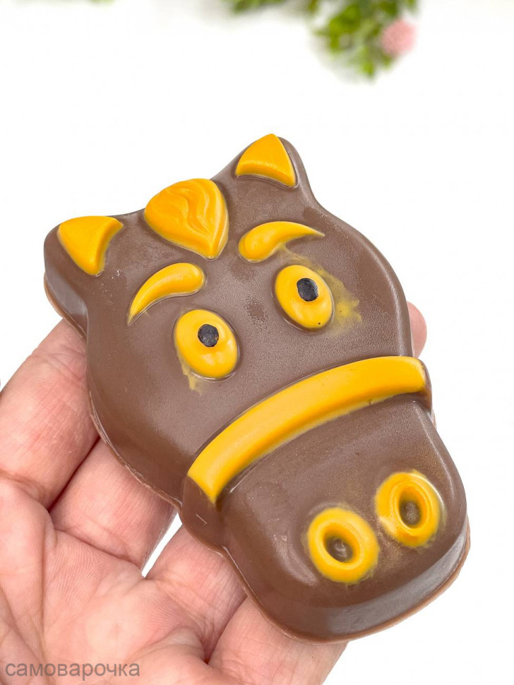 Морда лошади форма пластиковая для мыла и шоколада - 