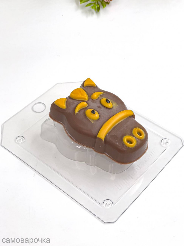 Морда лошади форма пластиковая для мыла и шоколада - 