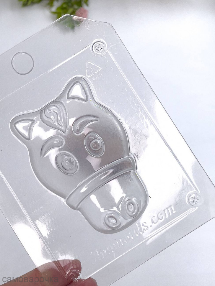 Морда лошади форма пластиковая для мыла и шоколада - 