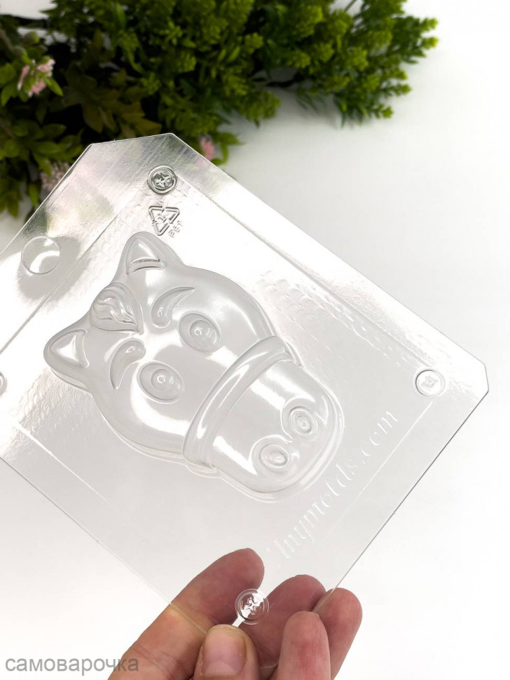 Морда лошади форма пластиковая для мыла и шоколада - 