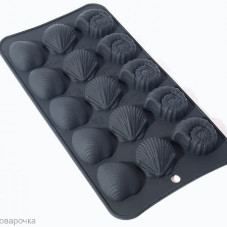 Ракушки малые силиконовая форма Ракушки малые силиконовая форма