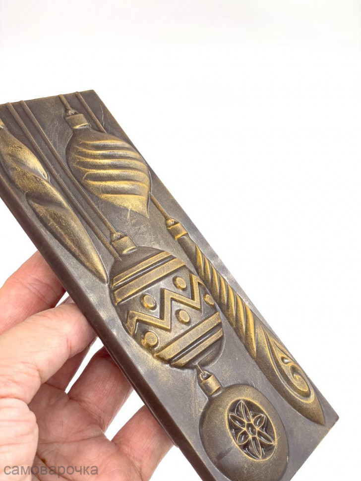 Ёлочные украшения форма пластиковая для плитки шоколада - Ёлочные украшения форма пластиковая для плитки шоколада -