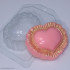 Сердце с рюшами, форма для мыла пластиковая - Для мыла и шоколада