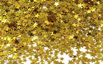 Блестки Звездочки золотые (глиттер)  Блестки Звездочки золотые (глиттер)