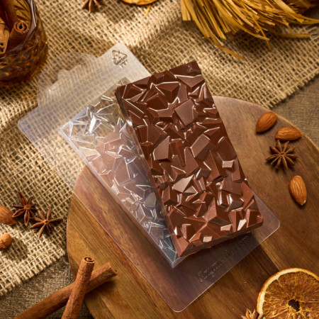 Кристаллы плитка шоколада форма пластиковая