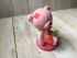 Мишка с бантом и цветочком  Силиконовая форма 3D - Молд для мыла