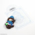 Мишка в шапочке форма пластиковая - Для мыла и шоколада