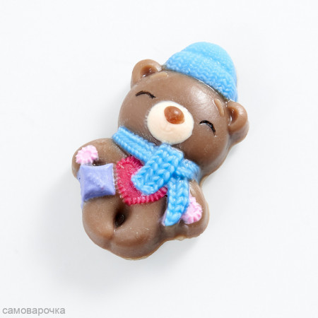 Мишка в шапочке форма пластиковая Мишка в шапочке форма пластиковая