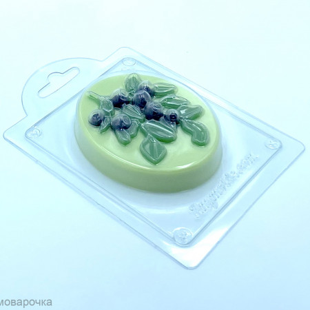 Черника на овале форма пластиковая Черника на овале форма пластиковая