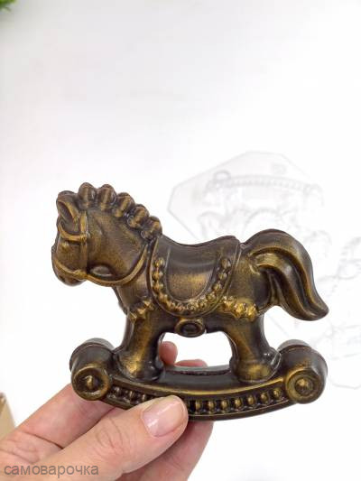 Шоколадная Лошадка-Качалка форма пластиковая 2 шт на форме - 