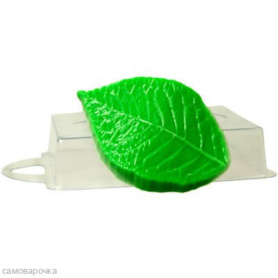 Осенний листок, форма для мыла пластиковая - Для мыла и шоколада