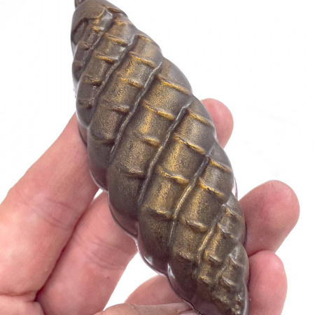 Елочная игрушка Шишка форма пластиковая для мыла и шоколада Елочная игрушка Шишка форма пластиковая для мыла и шоколада