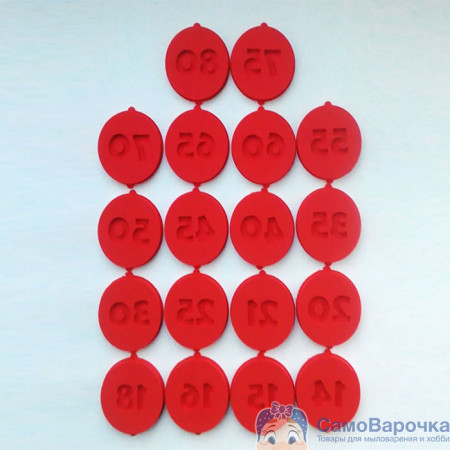 Юбилейные текстурные вставки для формы Медаль