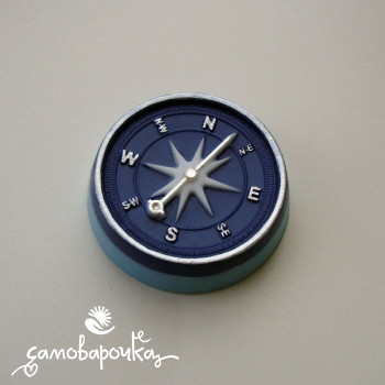 Сингл Компас, форма для мыла пластиковая - Для мыла и шоколада