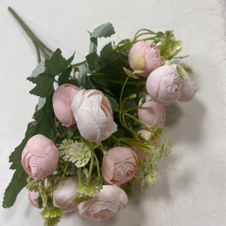 Ранункулюс бледно-розовый искусственный 