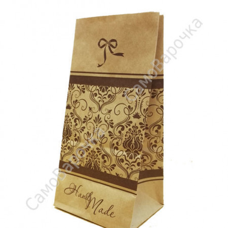 Пакет  крафт " hand made"