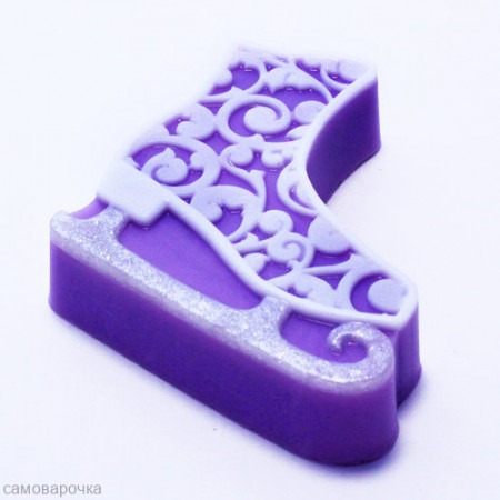 Конек ажурный, форма для мыла пластиковая