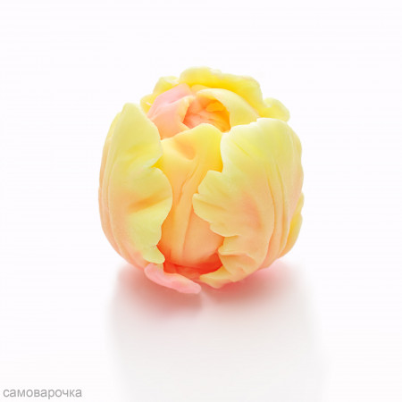 Тюльпан махровый силиконовая форма 3D* Тюльпан махровый силиконовая форма 3D*